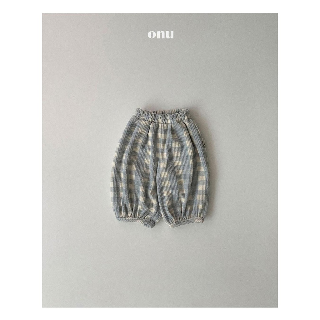 ONU チェック洞窟パンツ