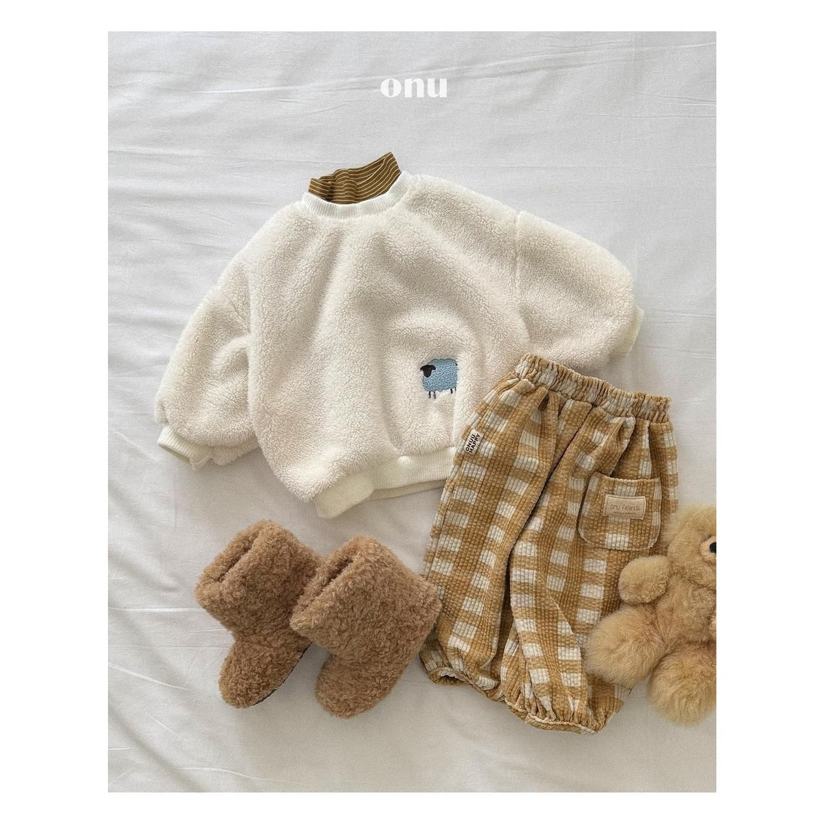 ONU チェック洞窟パンツ