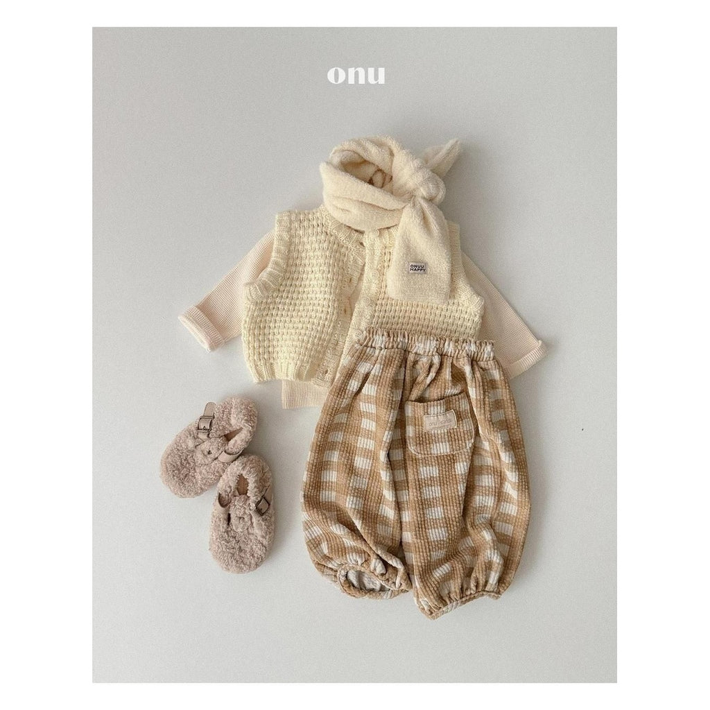 ONU チェック洞窟パンツ