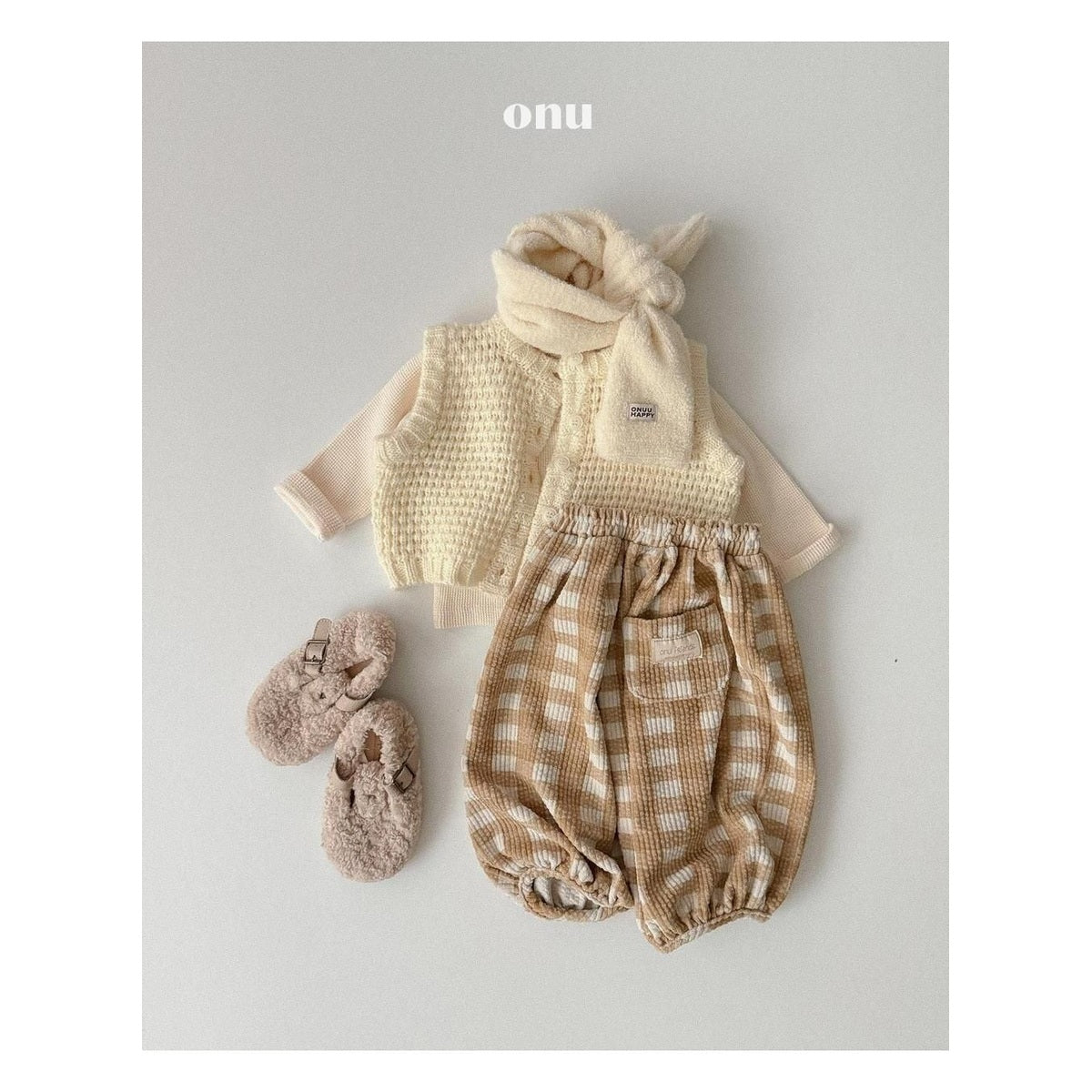 ONU チェック洞窟パンツ