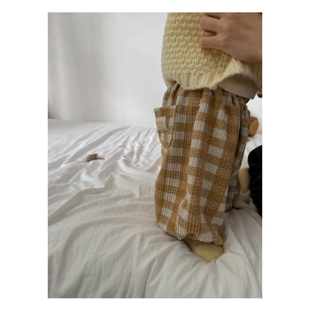 ONU チェック洞窟パンツ