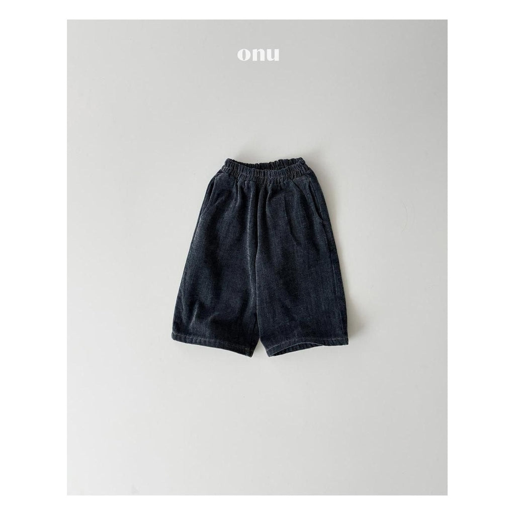 ONU ワイド裏起毛デニムパンツ
