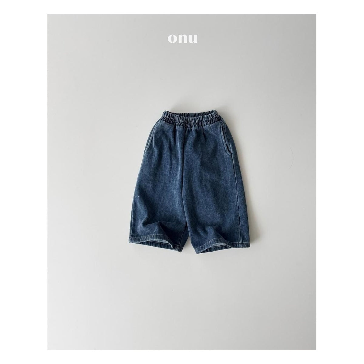 ONU ワイド裏起毛デニムパンツ