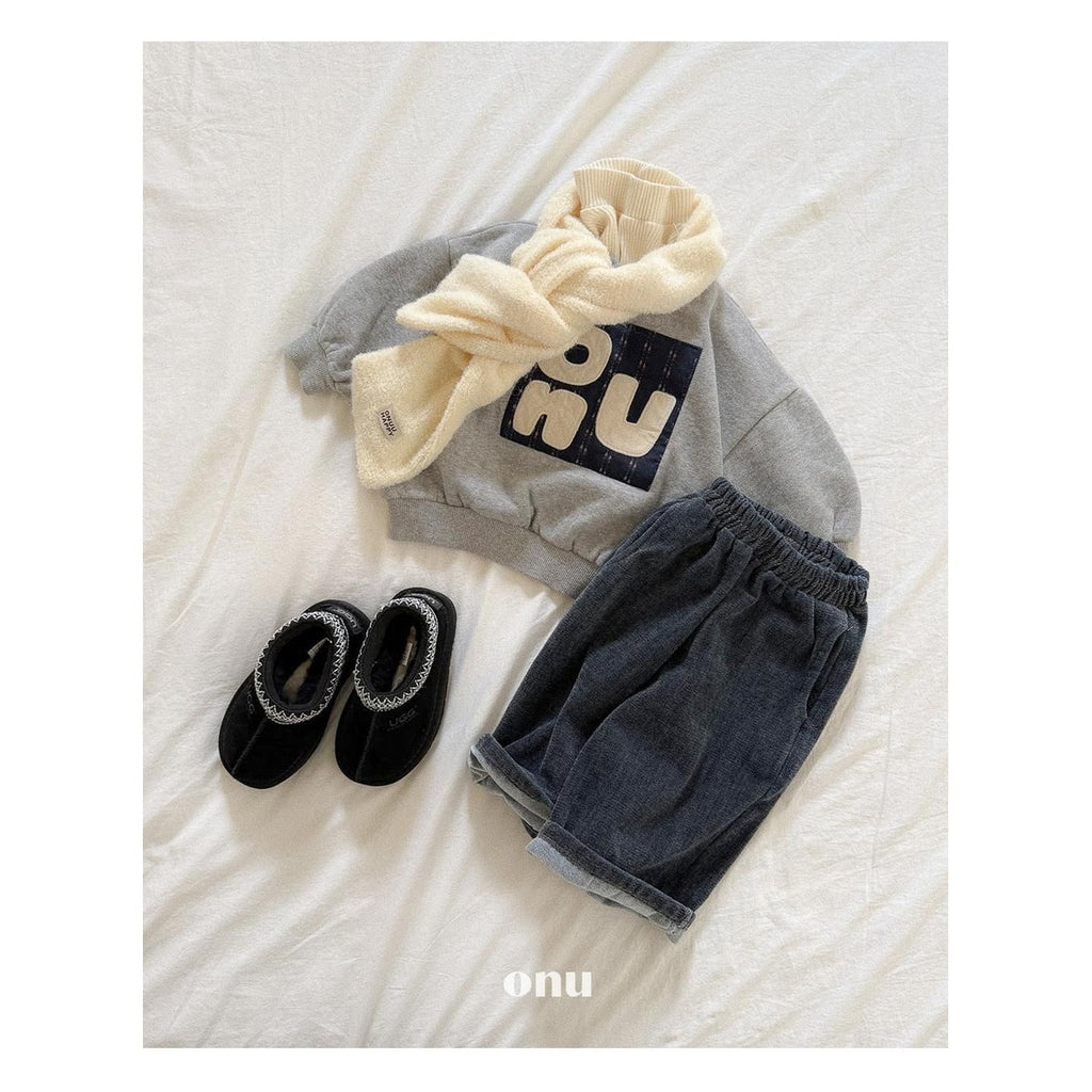 ONU ワイド裏起毛デニムパンツ