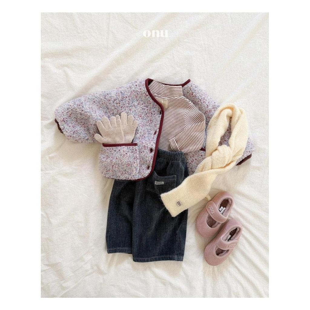 ONU ワイド裏起毛デニムパンツ