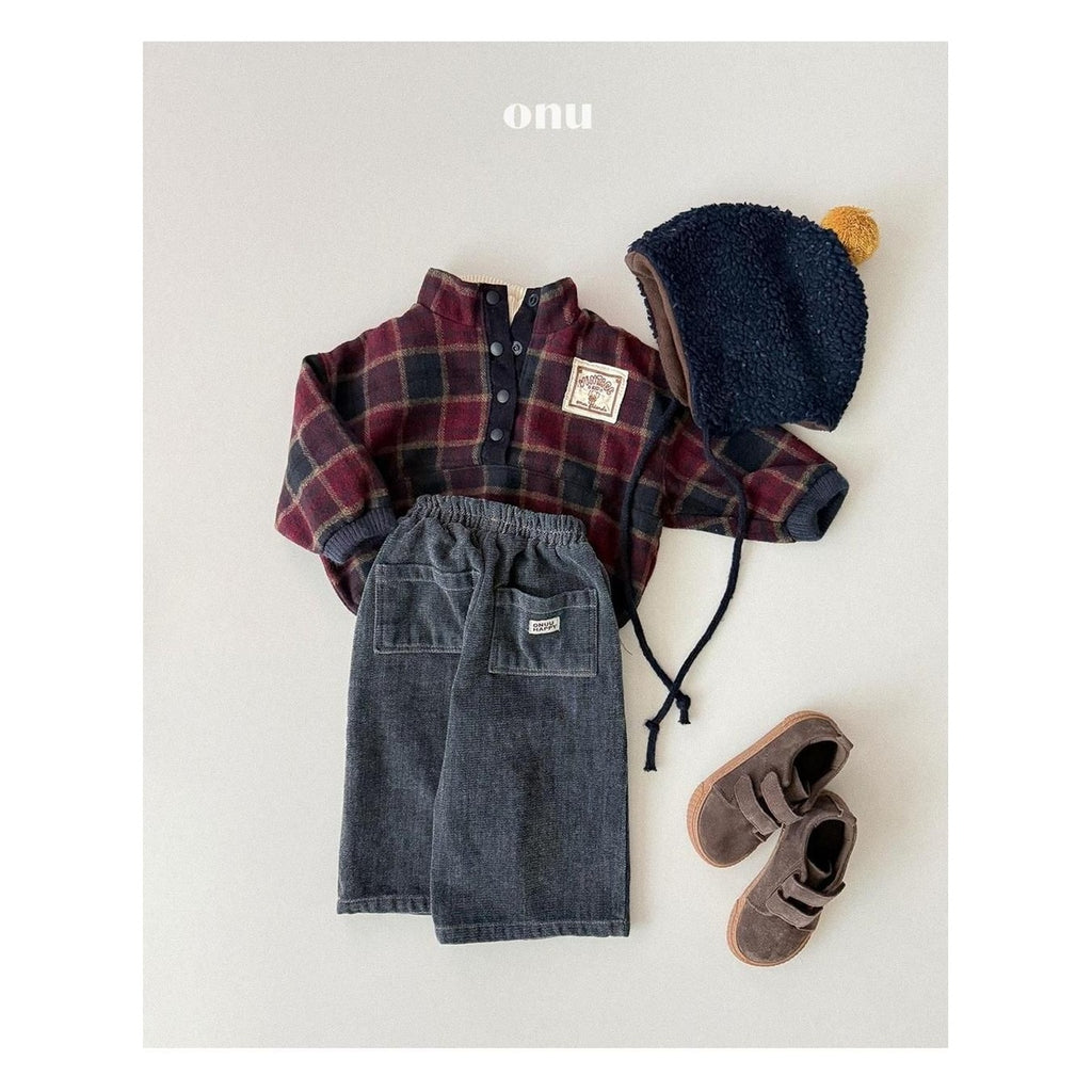 ONU ワイド裏起毛デニムパンツ