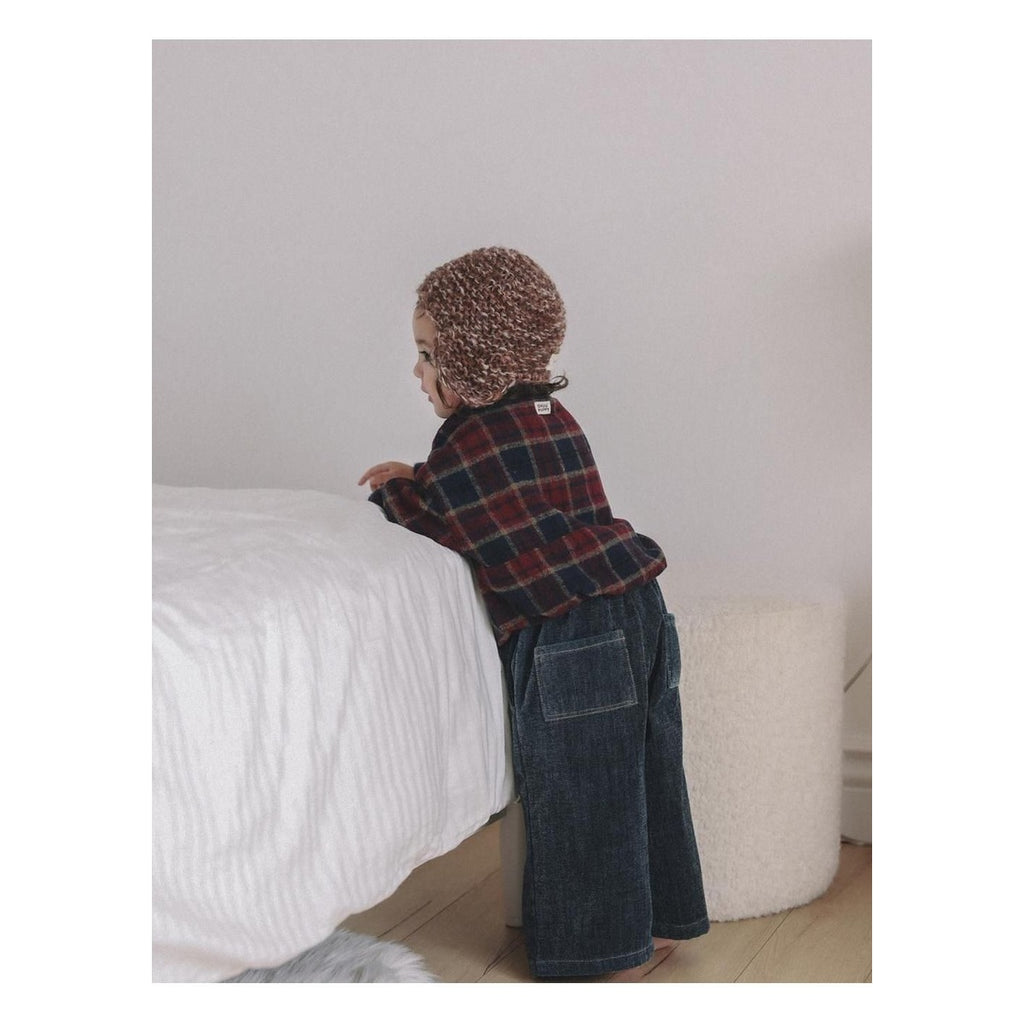 ONU ワイド裏起毛デニムパンツ