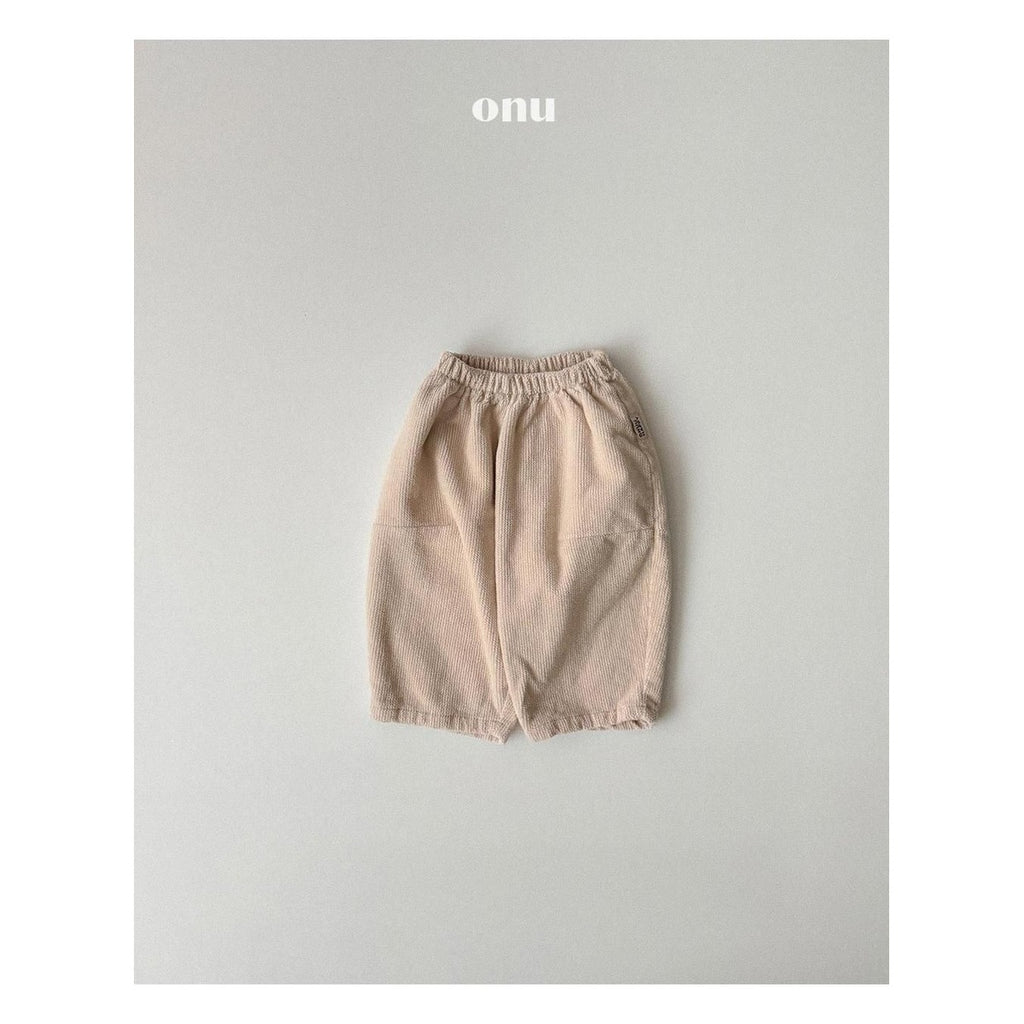 ONU コーデュロイワイドパンツ
