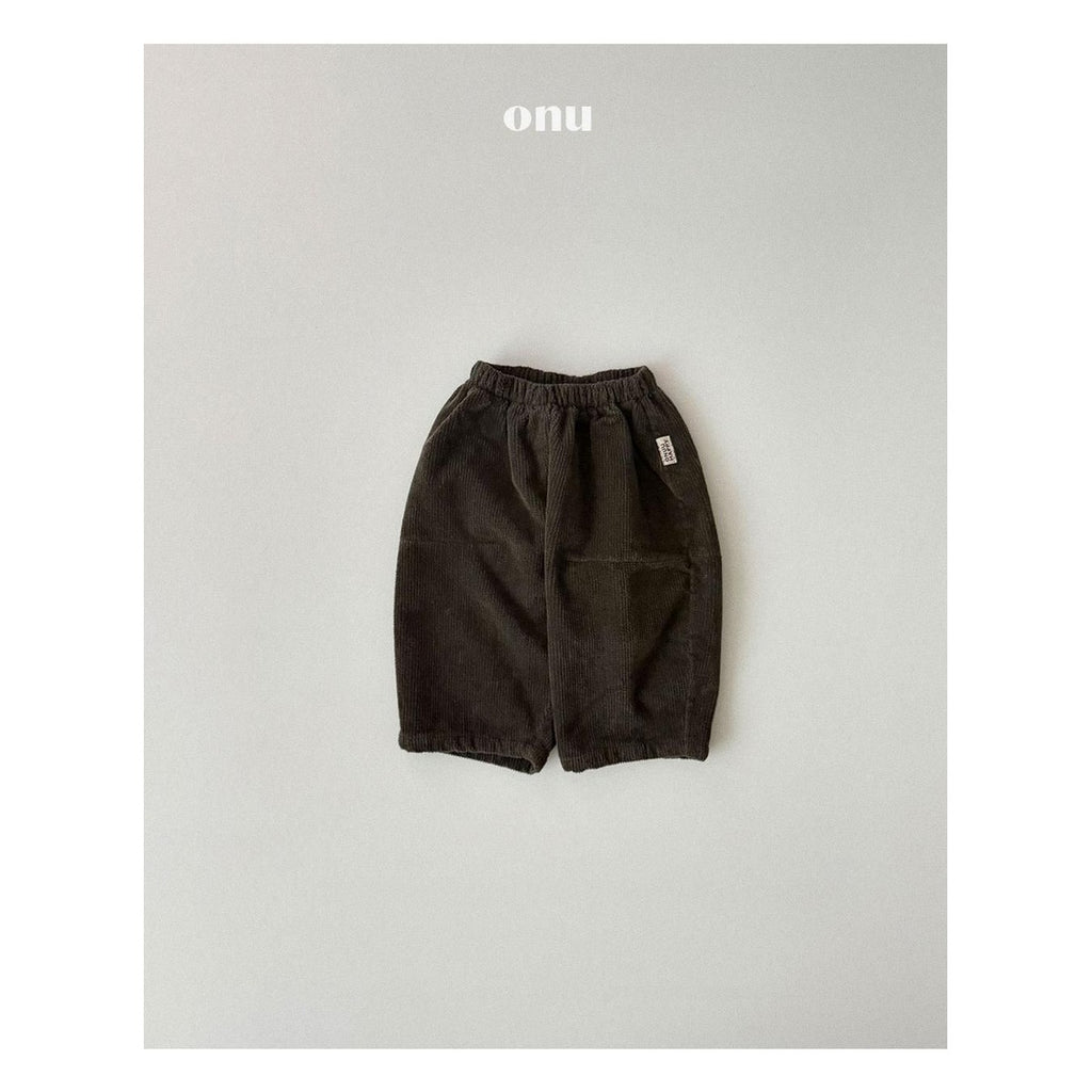 ONU コーデュロイワイドパンツ