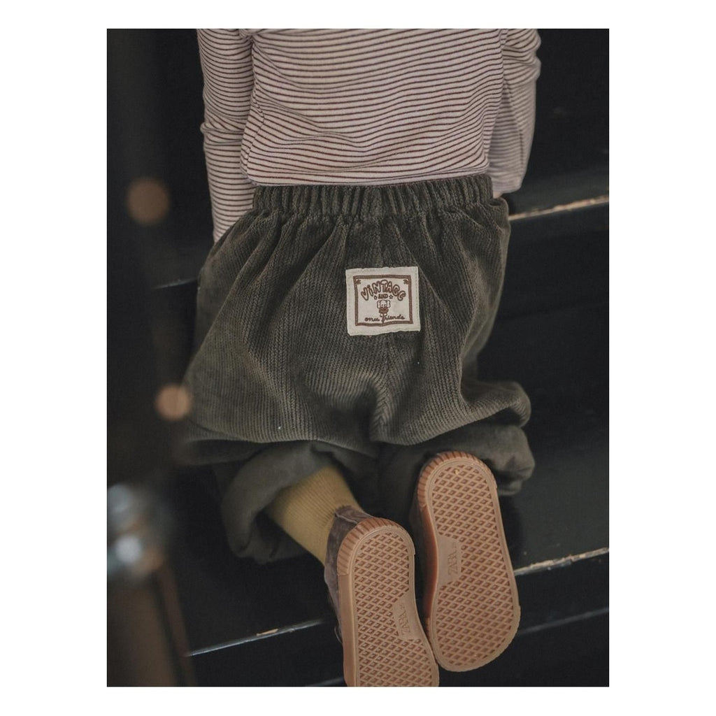 ONU コーデュロイワイドパンツ