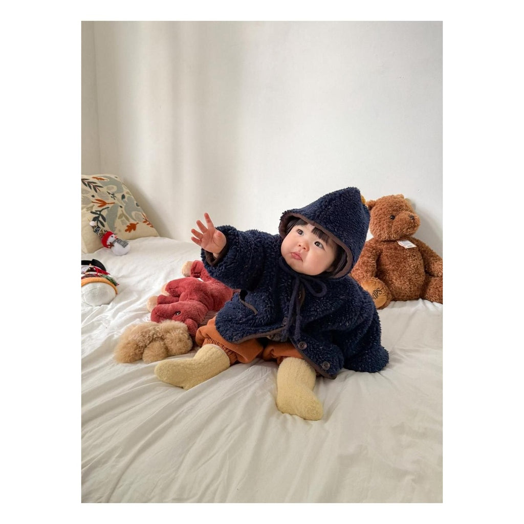ONU ポンポン付きイヤーフラップ帽子 FREE