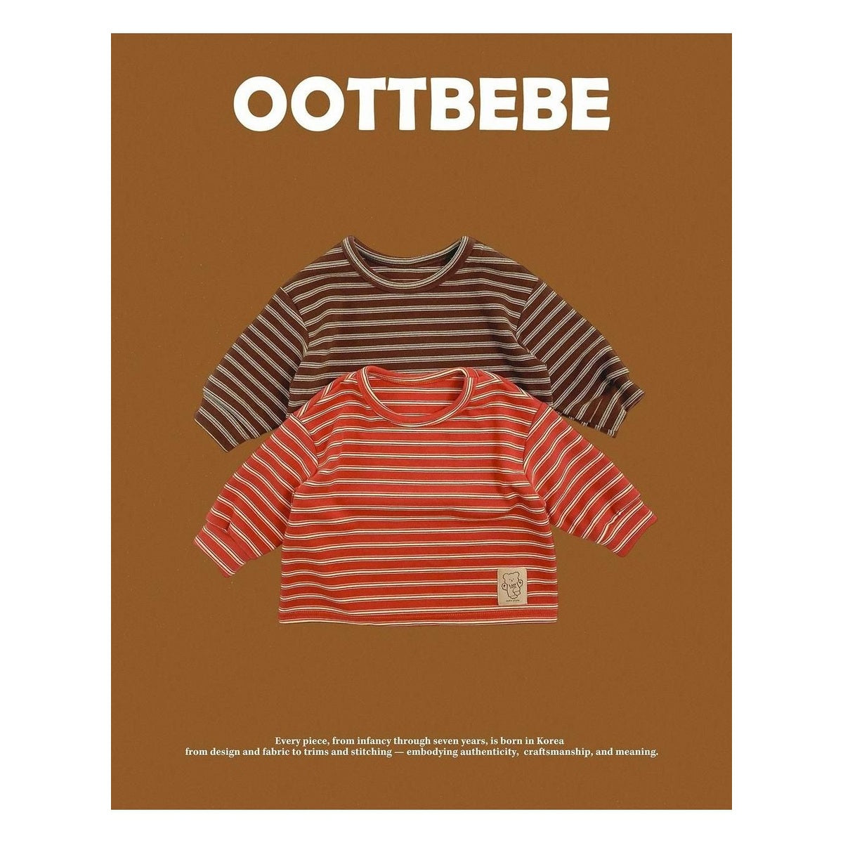 oottbebe モダンリブTシャツ