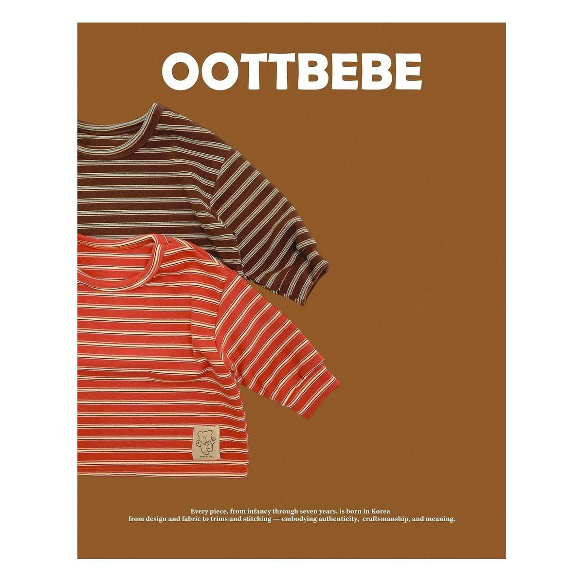 oottbebe モダンリブTシャツ