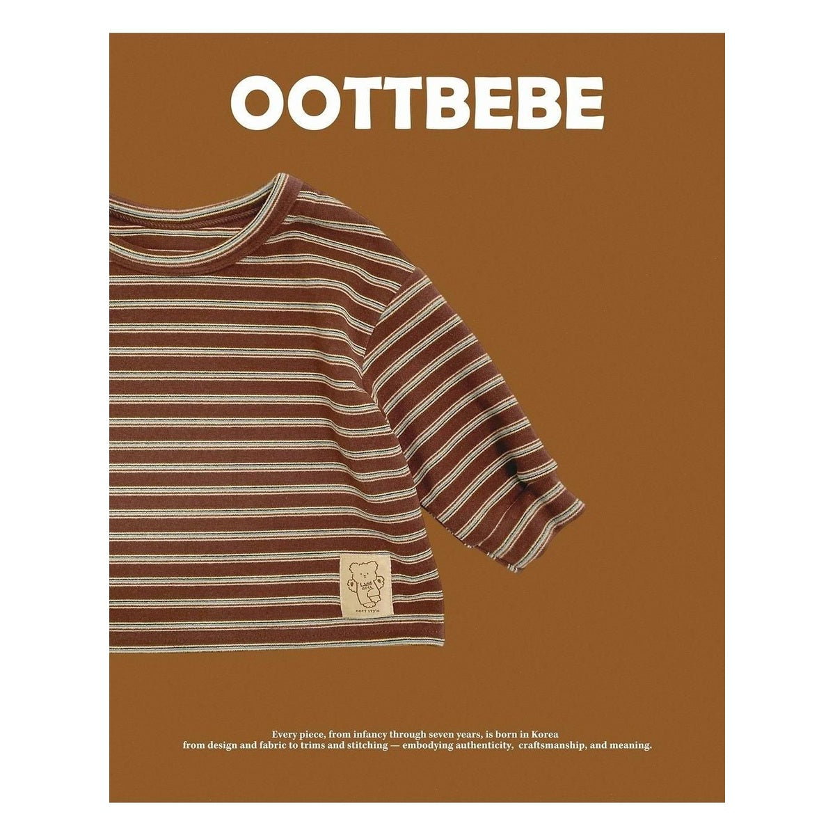 oottbebe モダンリブTシャツ