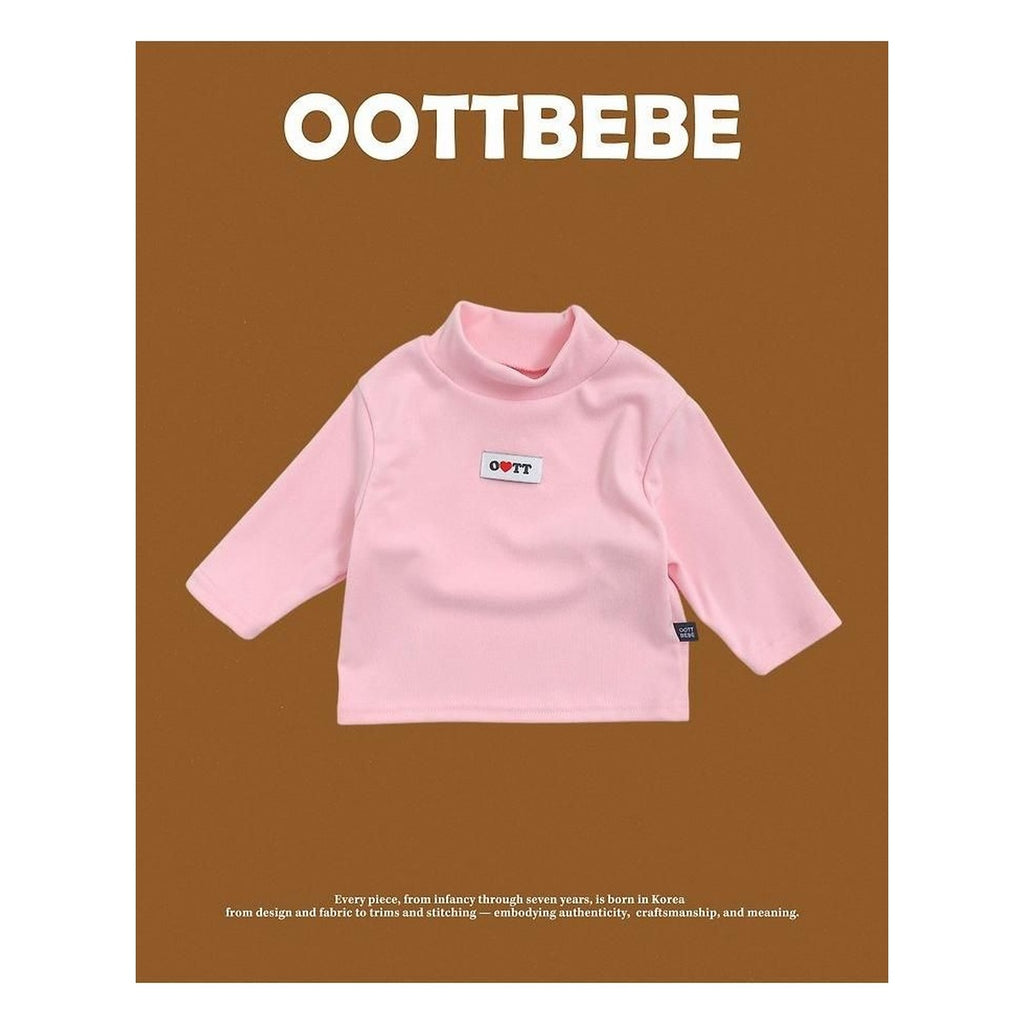oottbebe ソフトタートルネックロンT
