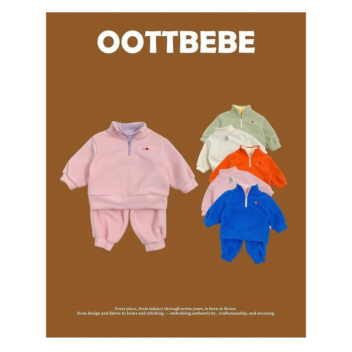 oottbebe ポソンイアノラックセットアップ