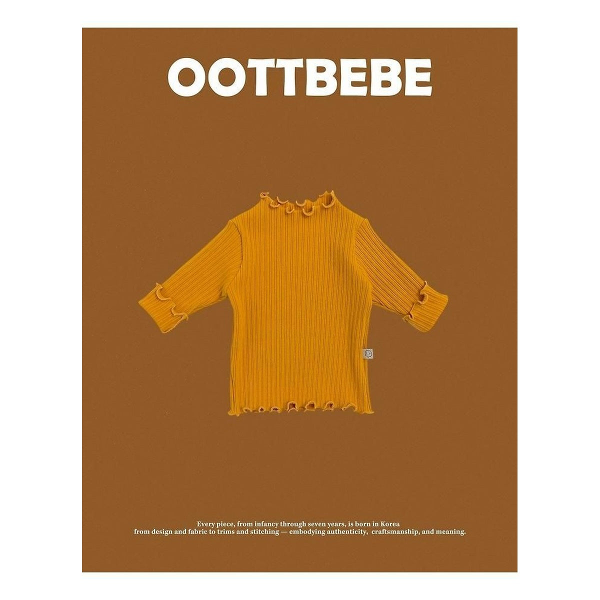 oottbebe セリンリブTシャツ
