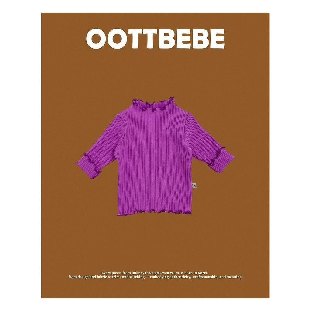 oottbebe セリンリブTシャツ