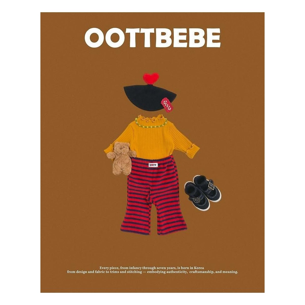 oottbebe セリンリブTシャツ