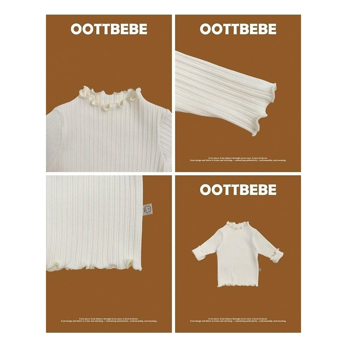 oottbebe セリンリブTシャツ