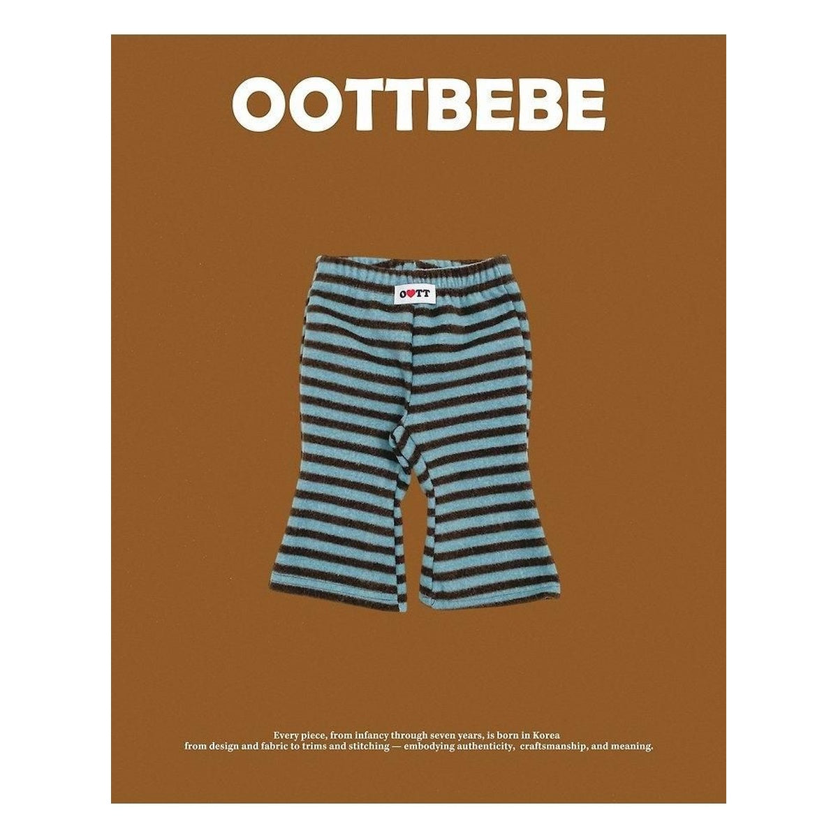 oottbebe ピーナッツブーツカットパンツ