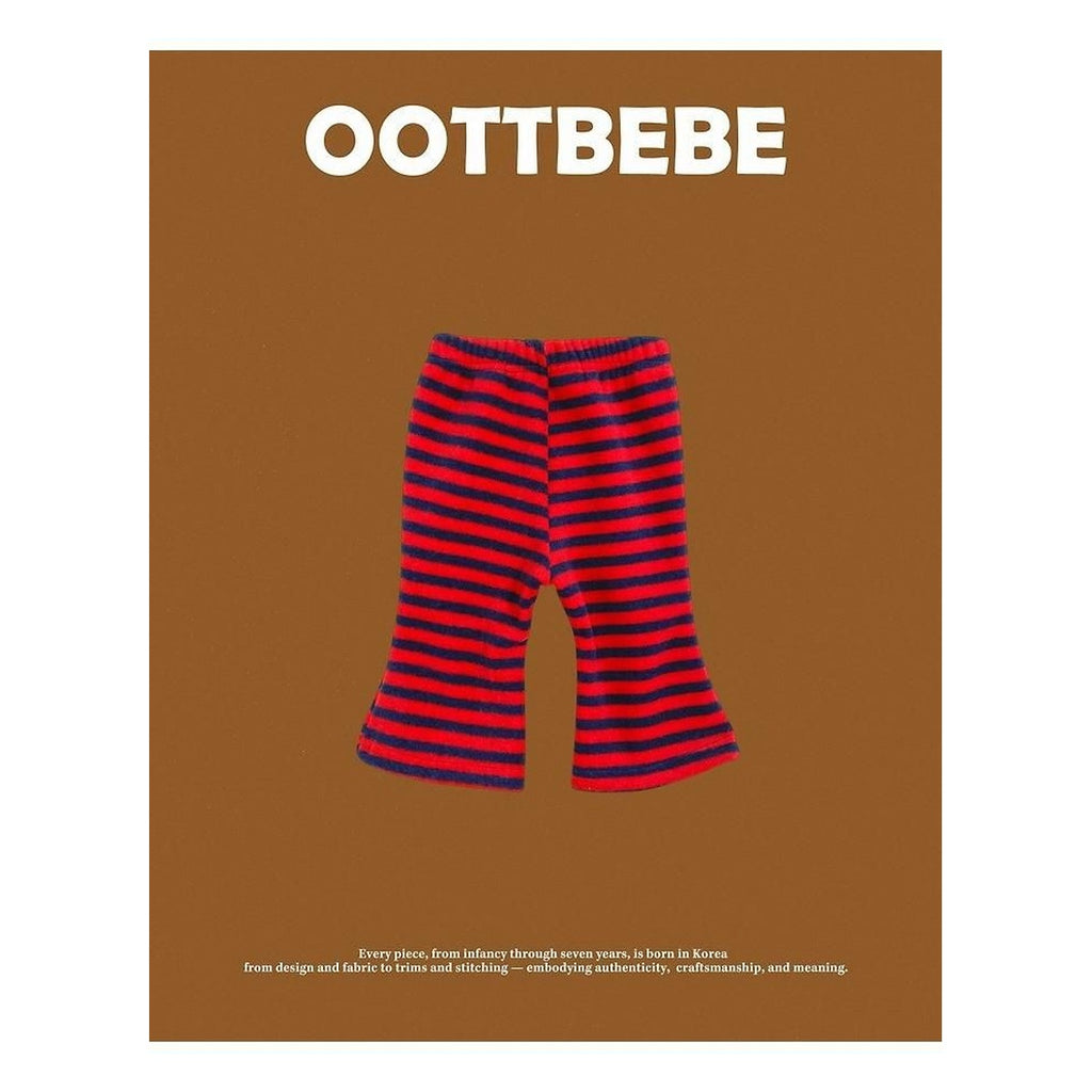 oottbebe ピーナッツブーツカットパンツ