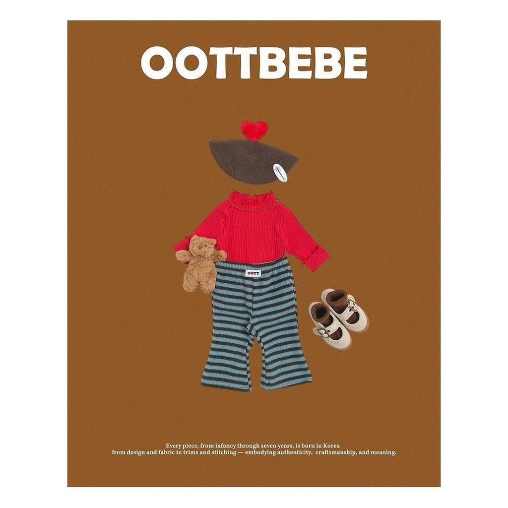 oottbebe ピーナッツブーツカットパンツ