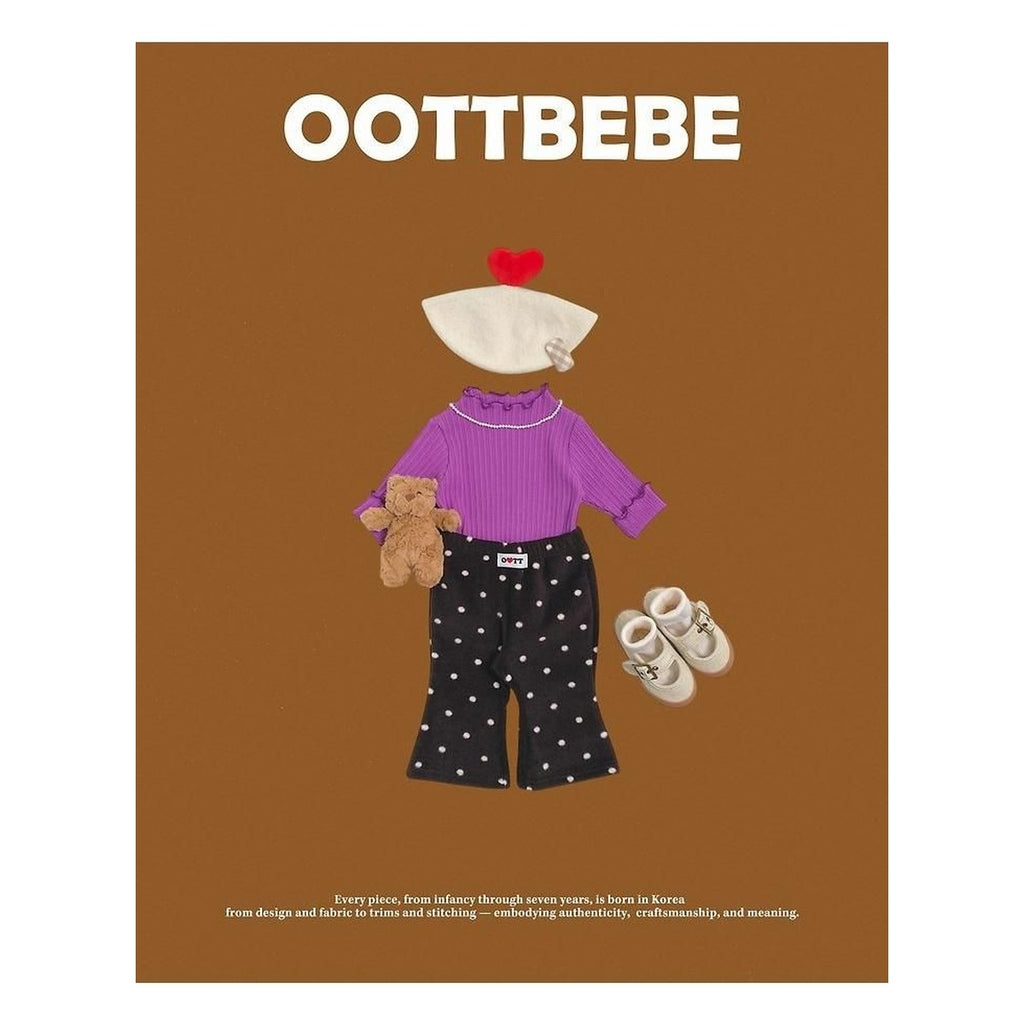oottbebe ピーナッツブーツカットパンツ