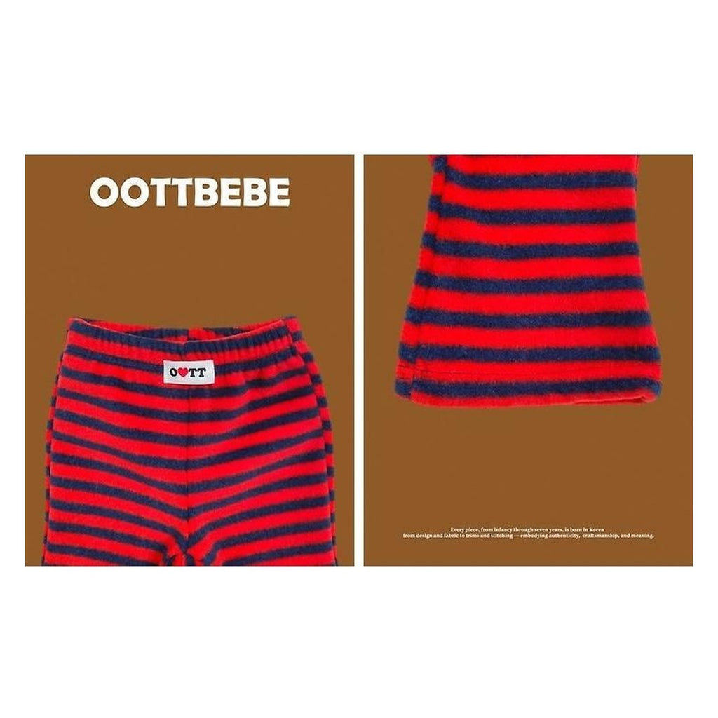oottbebe ピーナッツブーツカットパンツ