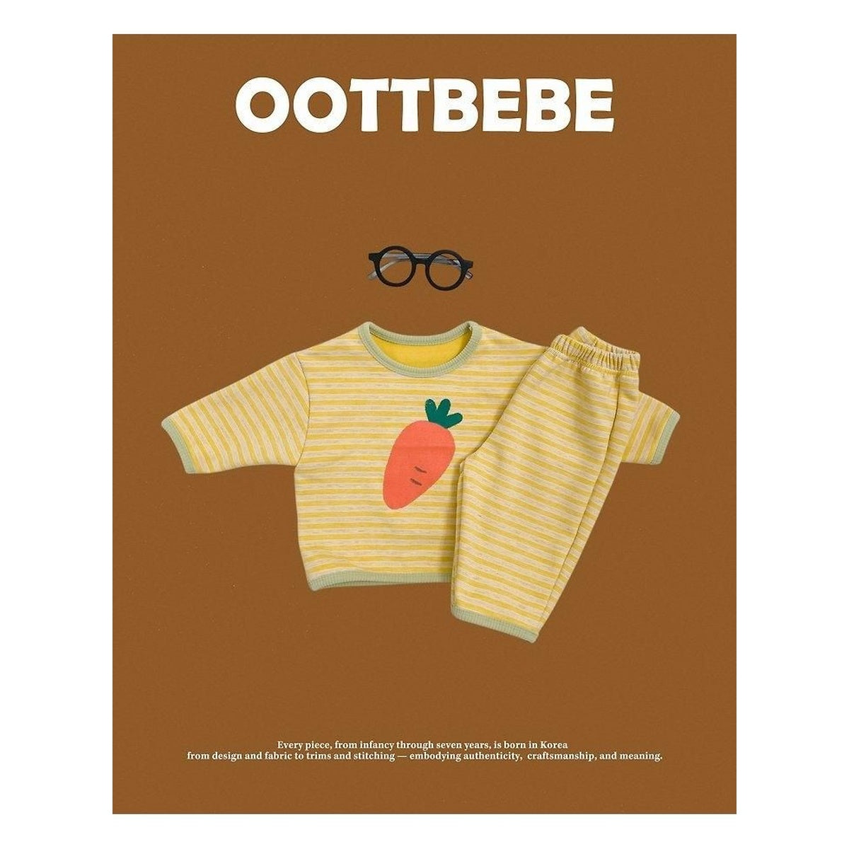 oottbebe フルーツ柄セットアップ