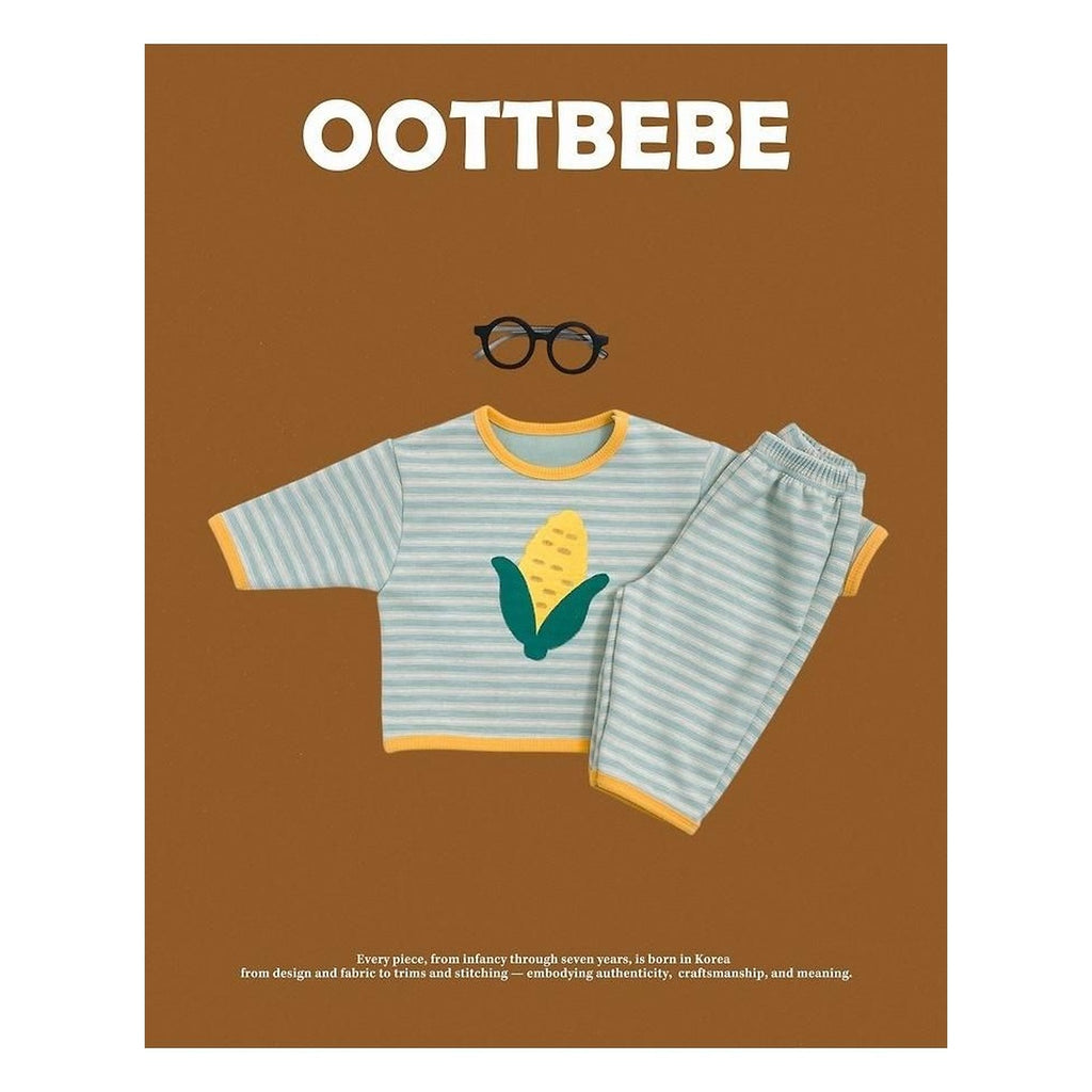 oottbebe フルーツ柄セットアップ