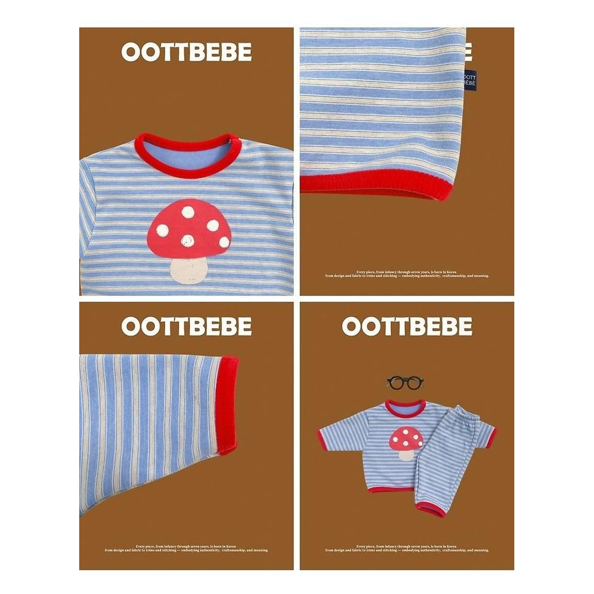 oottbebe フルーツ柄セットアップ