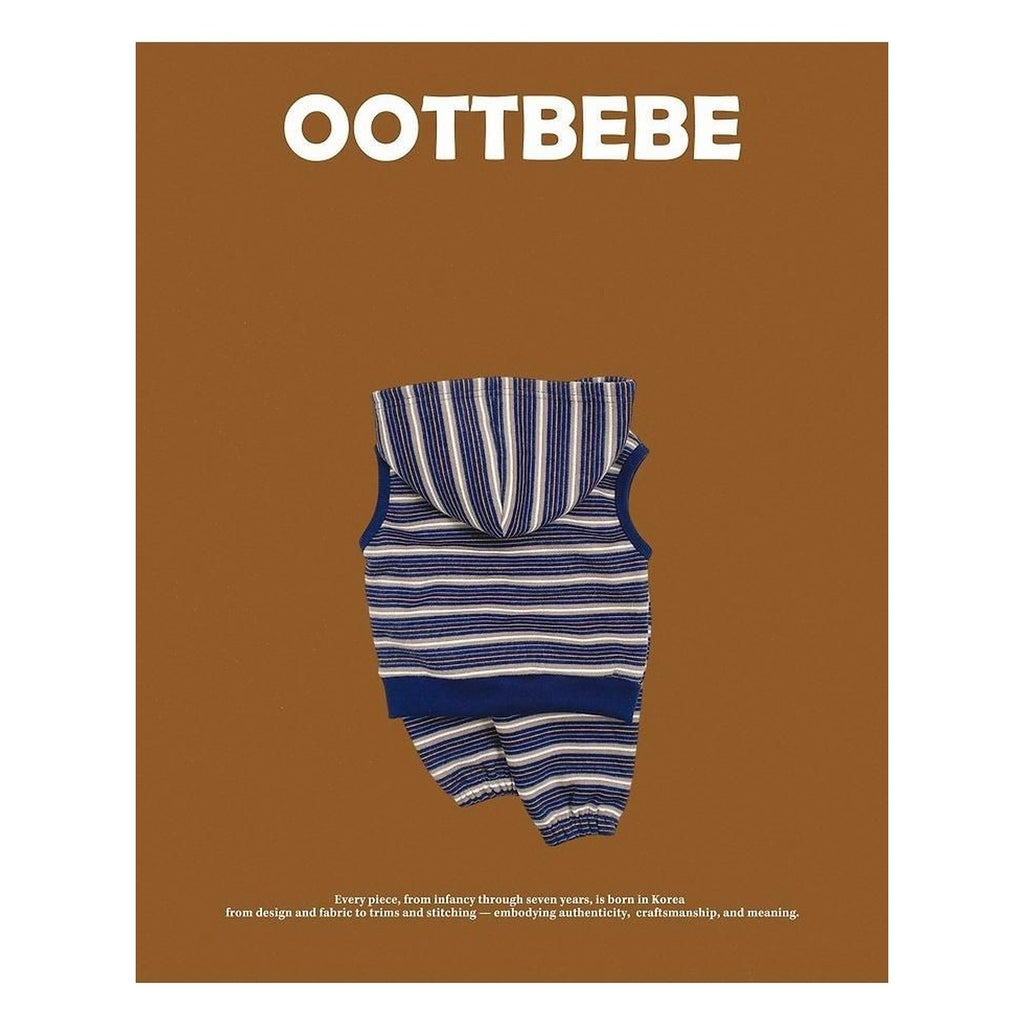 oottbebe ミニカー柄パーカーセットアップ