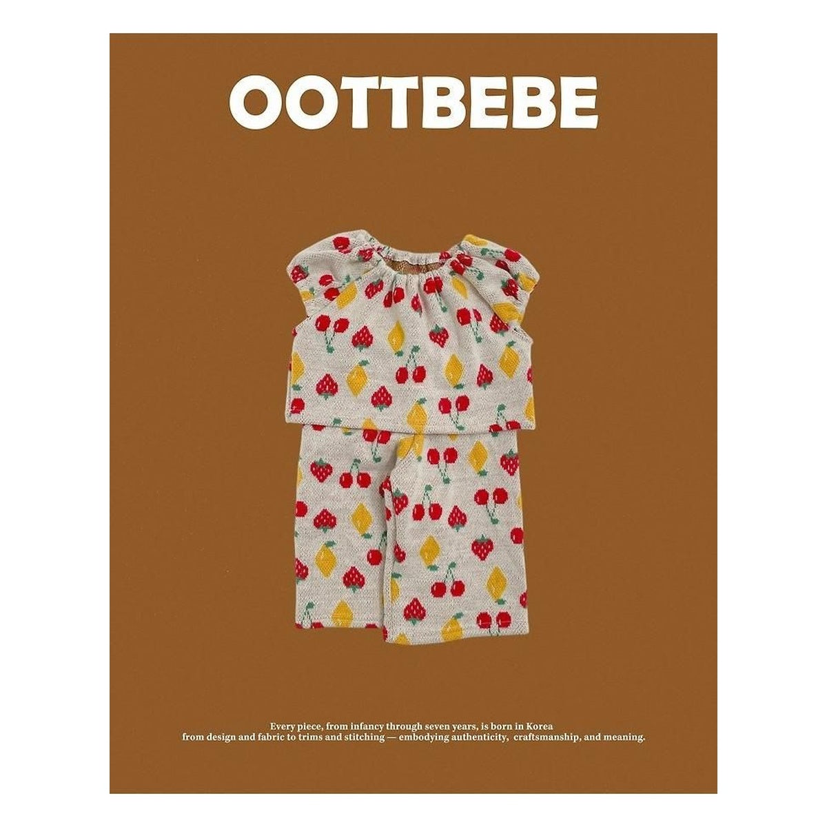 oottbebe チェリーパフニットセットアップ