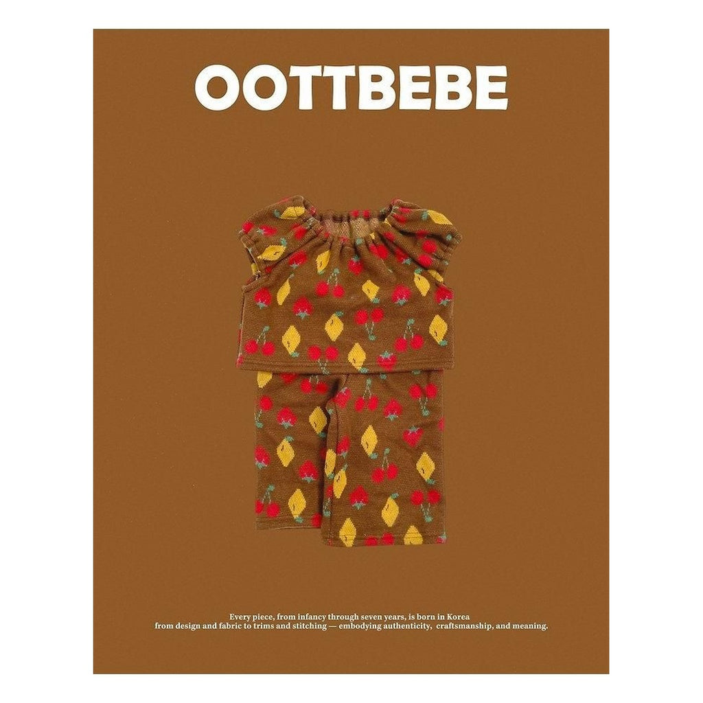 oottbebe チェリーパフニットセットアップ