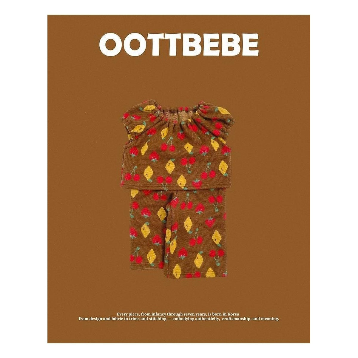 oottbebe チェリーパフニットセットアップ