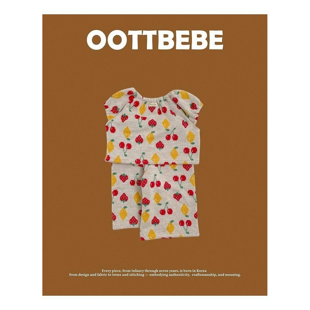 oottbebe チェリーパフニットセットアップ