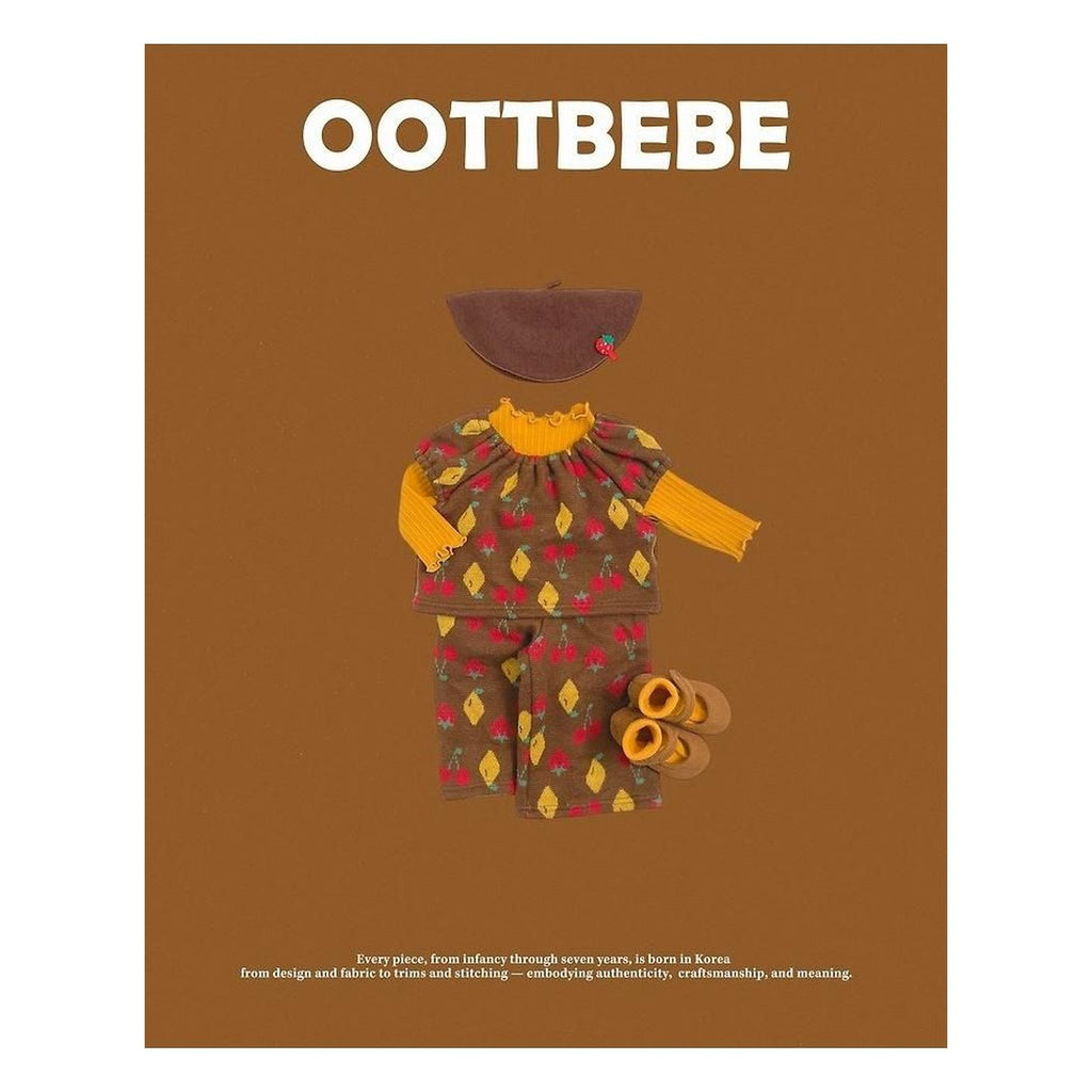 oottbebe チェリーパフニットセットアップ