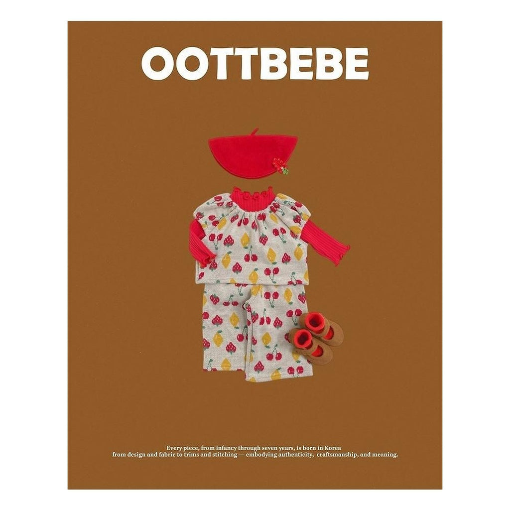oottbebe チェリーパフニットセットアップ