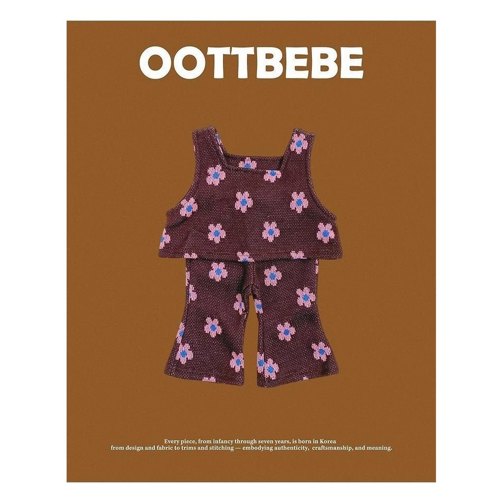 oottbebe フラワーニットセットアップ