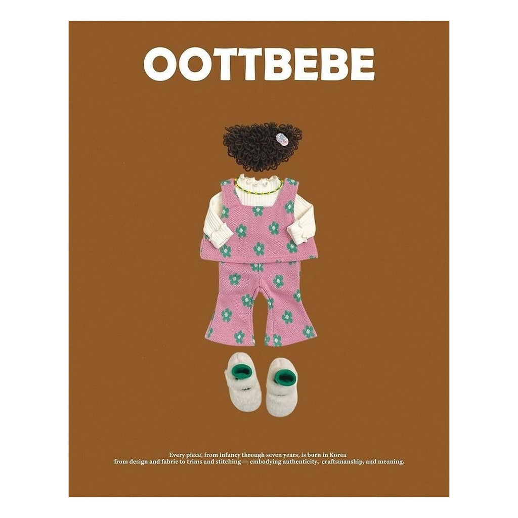 oottbebe フラワーニットセットアップ