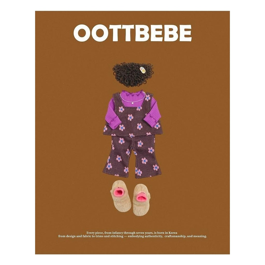 oottbebe フラワーニットセットアップ