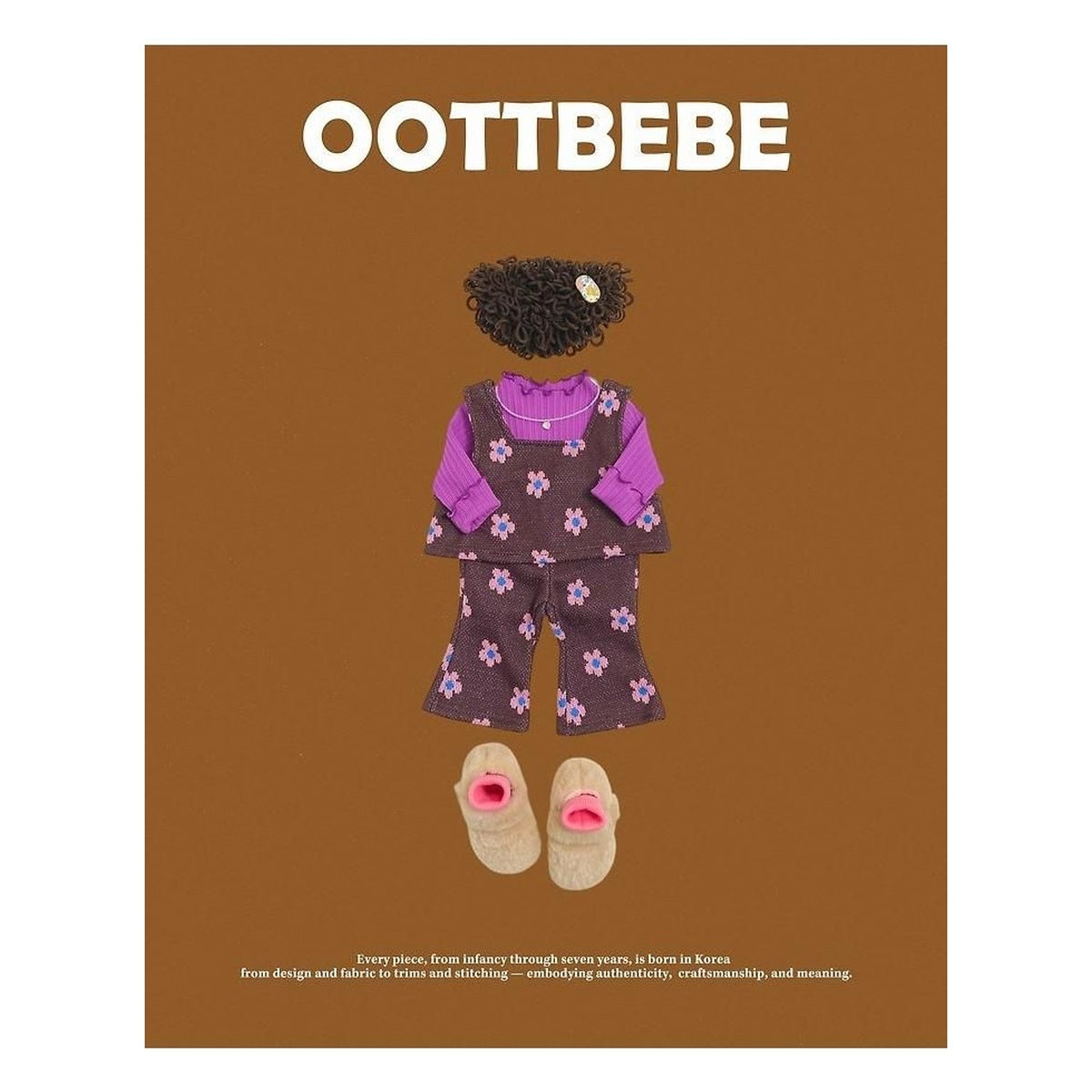 oottbebe フラワーニットセットアップ
