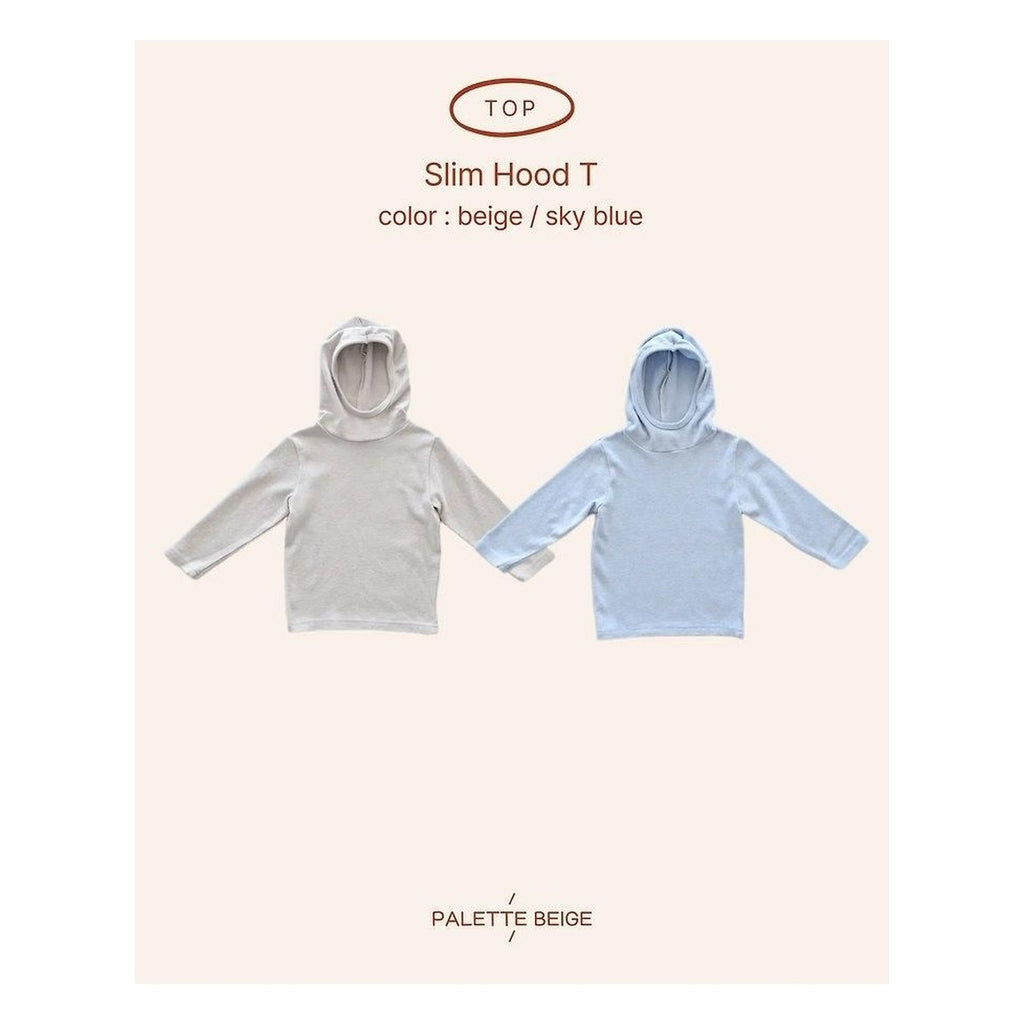 PALETTE BEIGE スリムフーディーT