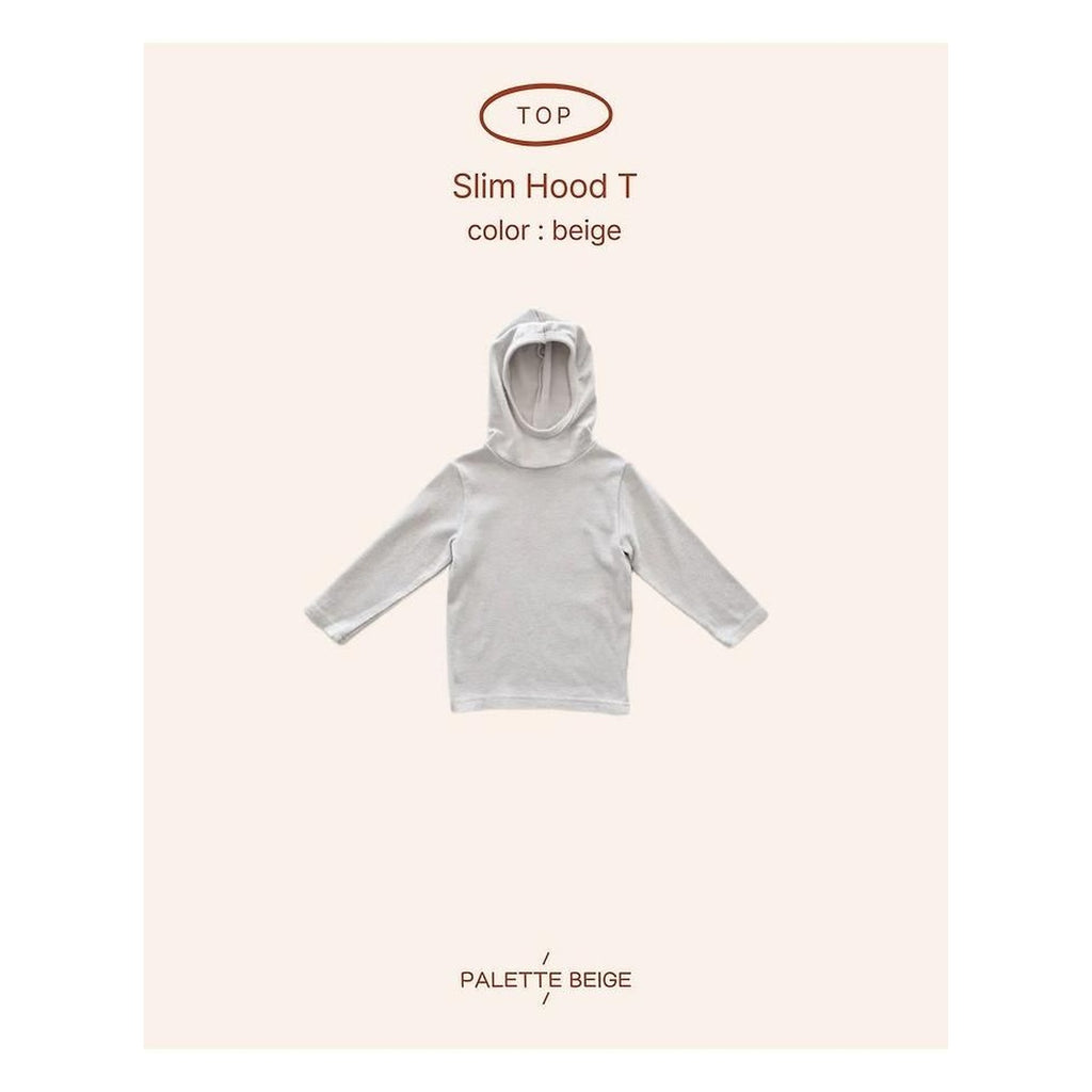 PALETTE BEIGE スリムフーディーT