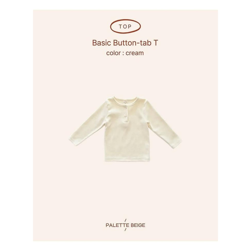 PALETTE BEIGE 基本長袖Tシャツ