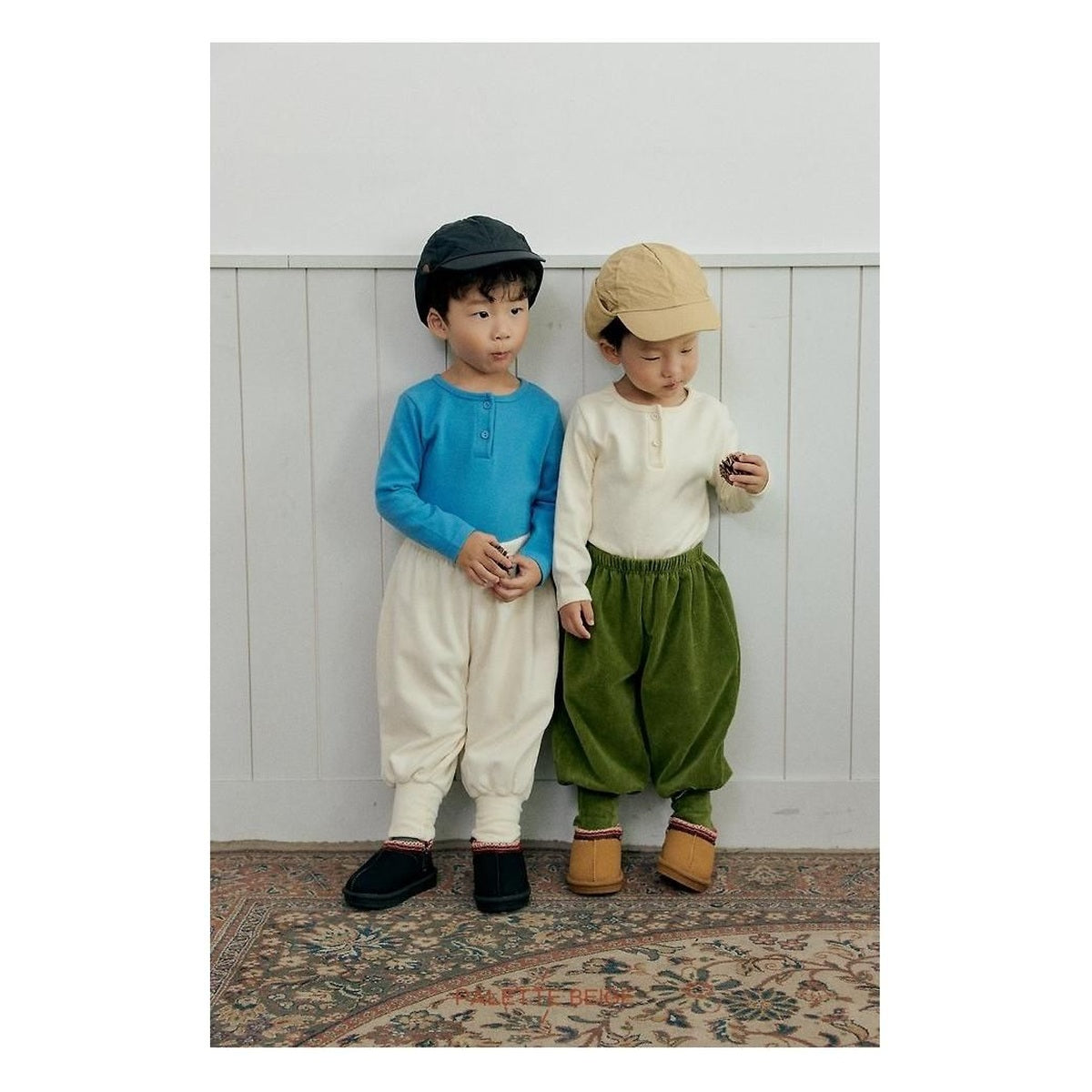 PALETTE BEIGE 基本長袖Tシャツ