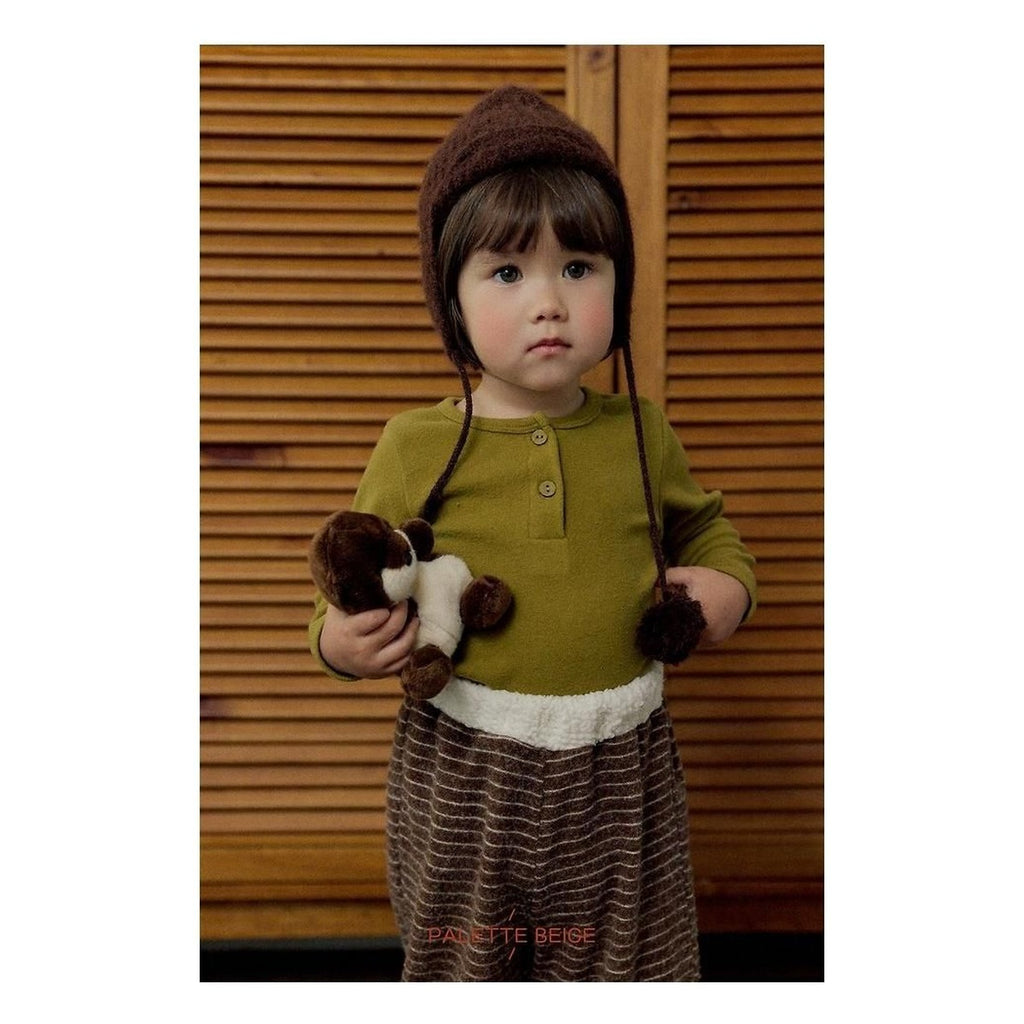 PALETTE BEIGE 基本長袖Tシャツ
