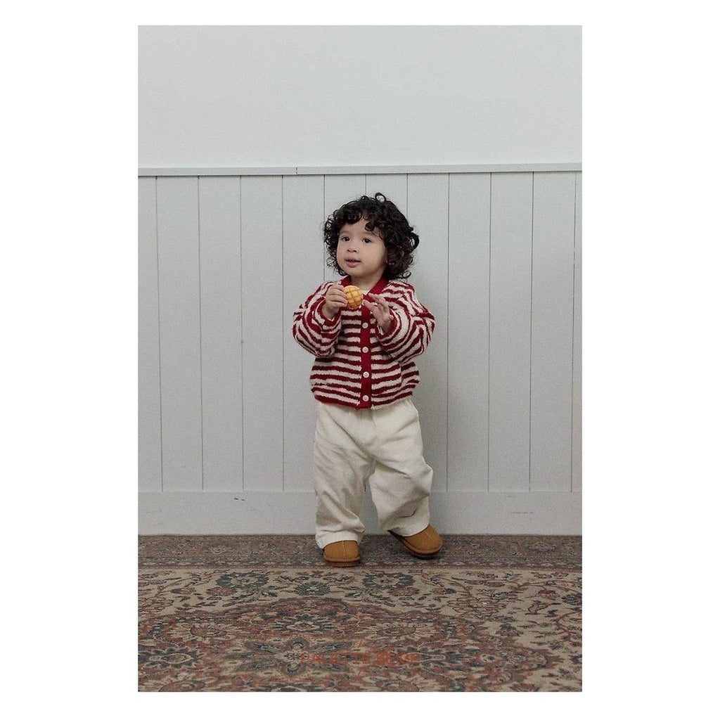 PALETTE BEIGE ベーシックコーデュロイパンツ