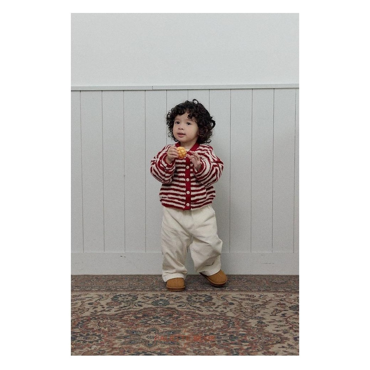 PALETTE BEIGE ベーシックコーデュロイパンツ